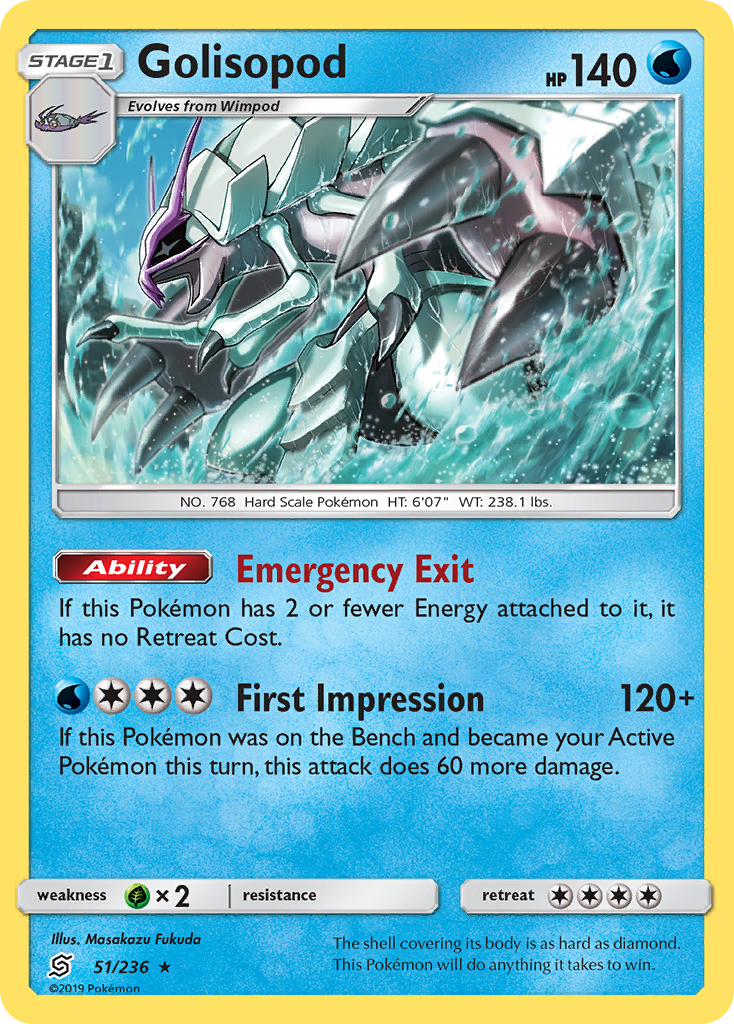 Golisopod (51/236) [Sun & Moon: Unified Minds] | Shuffle n Cut Hobbies & Games