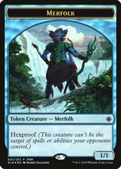 Merfolk // Treasure Double-Sided Token [Friday Night Magic 2018] | Shuffle n Cut Hobbies & Games