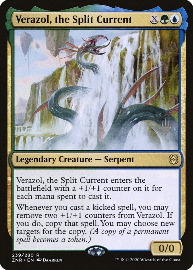 Verazol, the Split Current (Promo Pack) [Zendikar Rising Promos] | Shuffle n Cut Hobbies & Games