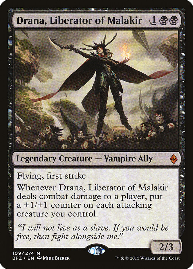 Drana, Liberator of Malakir [Battle for Zendikar] | Shuffle n Cut Hobbies & Games