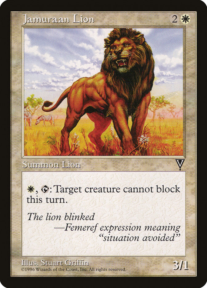 Jamuraan Lion [Visions] | Shuffle n Cut Hobbies & Games