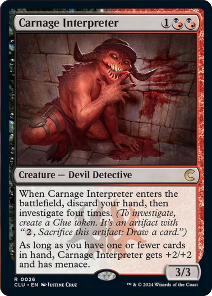 Carnage Interpreter [Ravnica: Clue Edition] | Shuffle n Cut Hobbies & Games