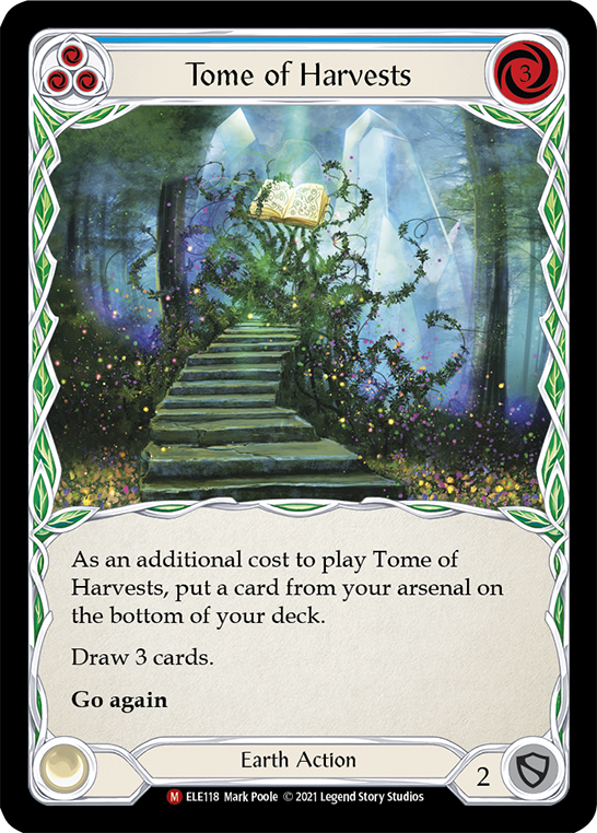 Tome of Harvests [ELE118] (Tales of Aria)  1st Edition Rainbow Foil | Shuffle n Cut Hobbies & Games