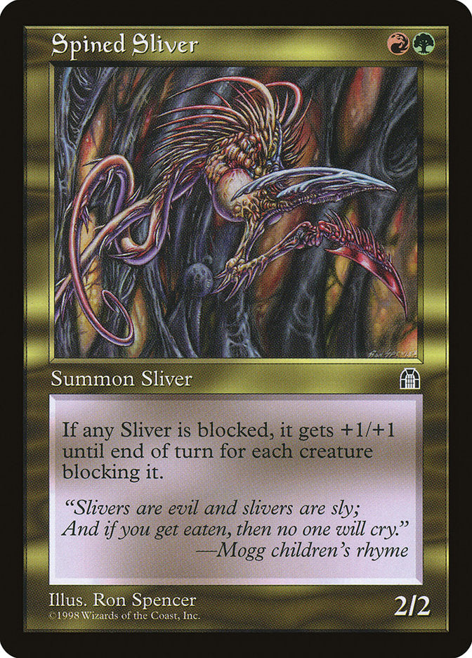 Spined Sliver [Stronghold] | Shuffle n Cut Hobbies & Games