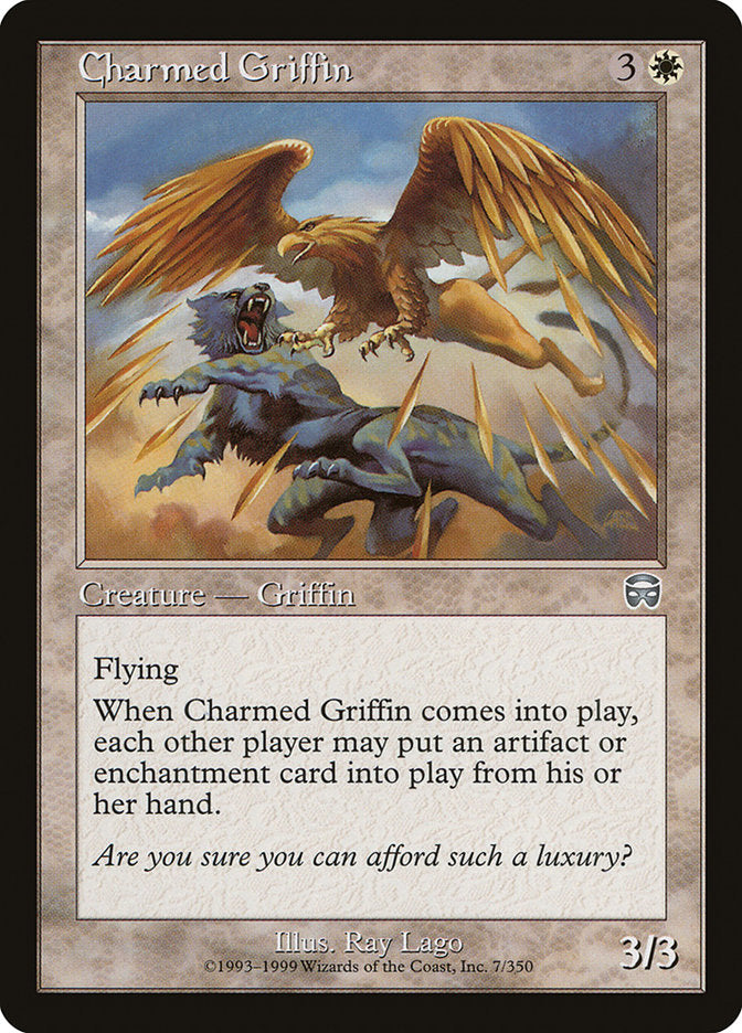 Charmed Griffin [Mercadian Masques] | Shuffle n Cut Hobbies & Games