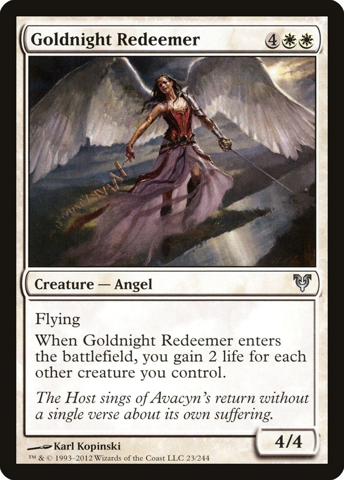 Goldnight Redeemer [Avacyn Restored] | Shuffle n Cut Hobbies & Games