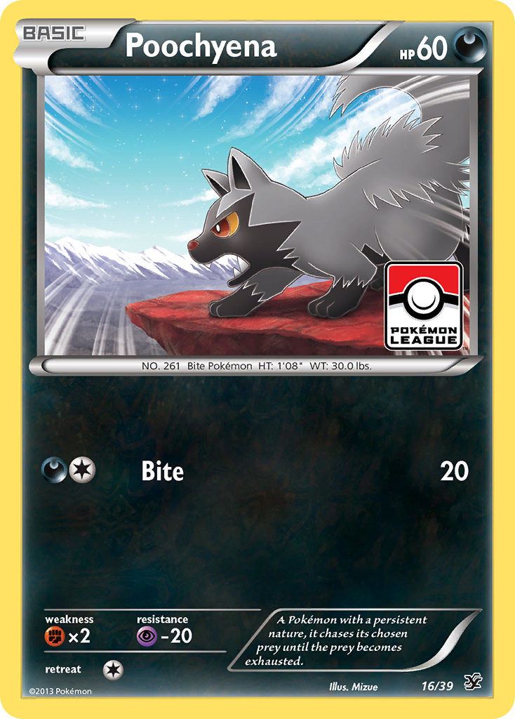 Poochyena (16/39) [XY: Kalos Starter Set] | Shuffle n Cut Hobbies & Games