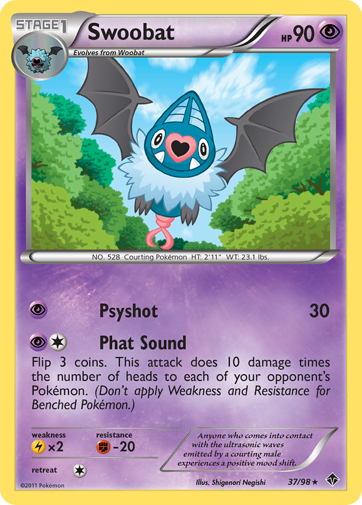 Swoobat (37/98) [Black & White: Emerging Powers] | Shuffle n Cut Hobbies & Games