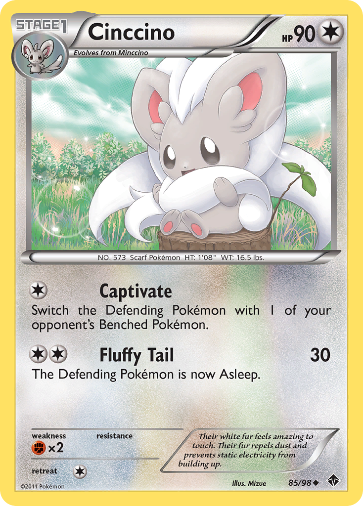 Cinccino (85/98) [Black & White: Emerging Powers] | Shuffle n Cut Hobbies & Games