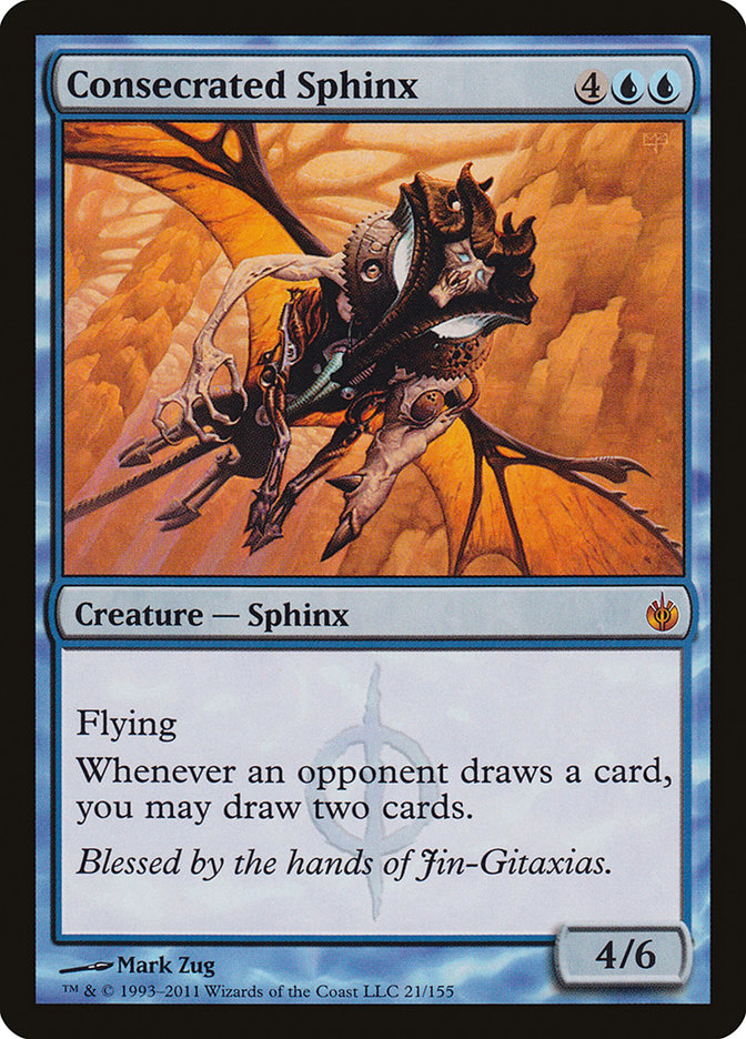 Consecrated Sphinx [Mirrodin Besieged] | Shuffle n Cut Hobbies & Games