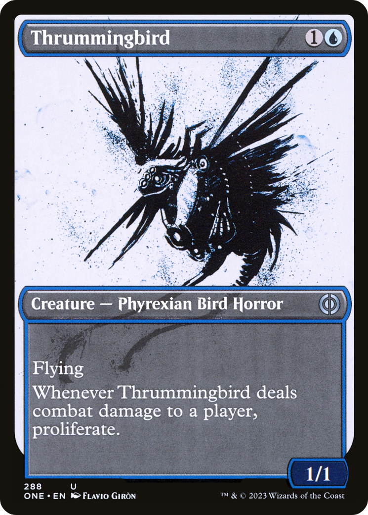 Thrummingbird (Showcase Ichor) [Phyrexia: All Will Be One] | Shuffle n Cut Hobbies & Games