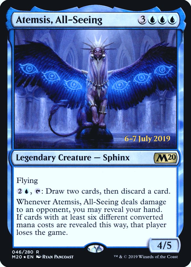 Atemsis, All-Seeing [Core Set 2020 Prerelease Promos] | Shuffle n Cut Hobbies & Games