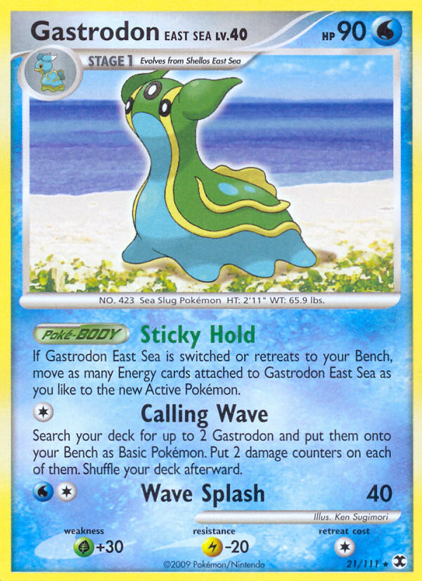 Gastrodon East Sea (21/111) [Platinum: Rising Rivals] | Shuffle n Cut Hobbies & Games