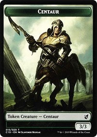 Centaur // Egg Double-Sided Token [Commander 2019 Tokens] | Shuffle n Cut Hobbies & Games