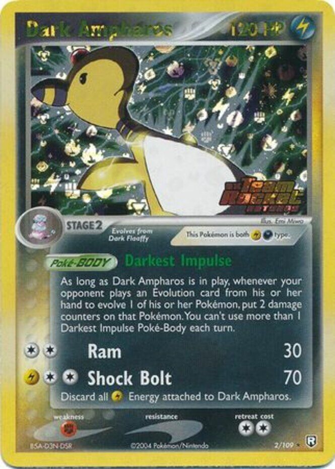 Dark Ampharos (2/109) (Stamped) [EX: Team Rocket Returns] | Shuffle n Cut Hobbies & Games