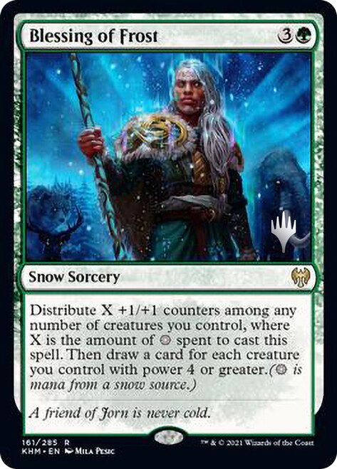 Blessing of Frost (Promo Pack) [Kaldheim Promos] | Shuffle n Cut Hobbies & Games