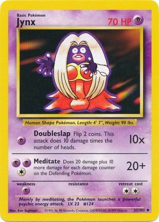 Jynx (31/102) [Base Set Unlimited] | Shuffle n Cut Hobbies & Games