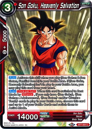 Son Goku, Heavenly Salvation [BT7-004] | Shuffle n Cut Hobbies & Games