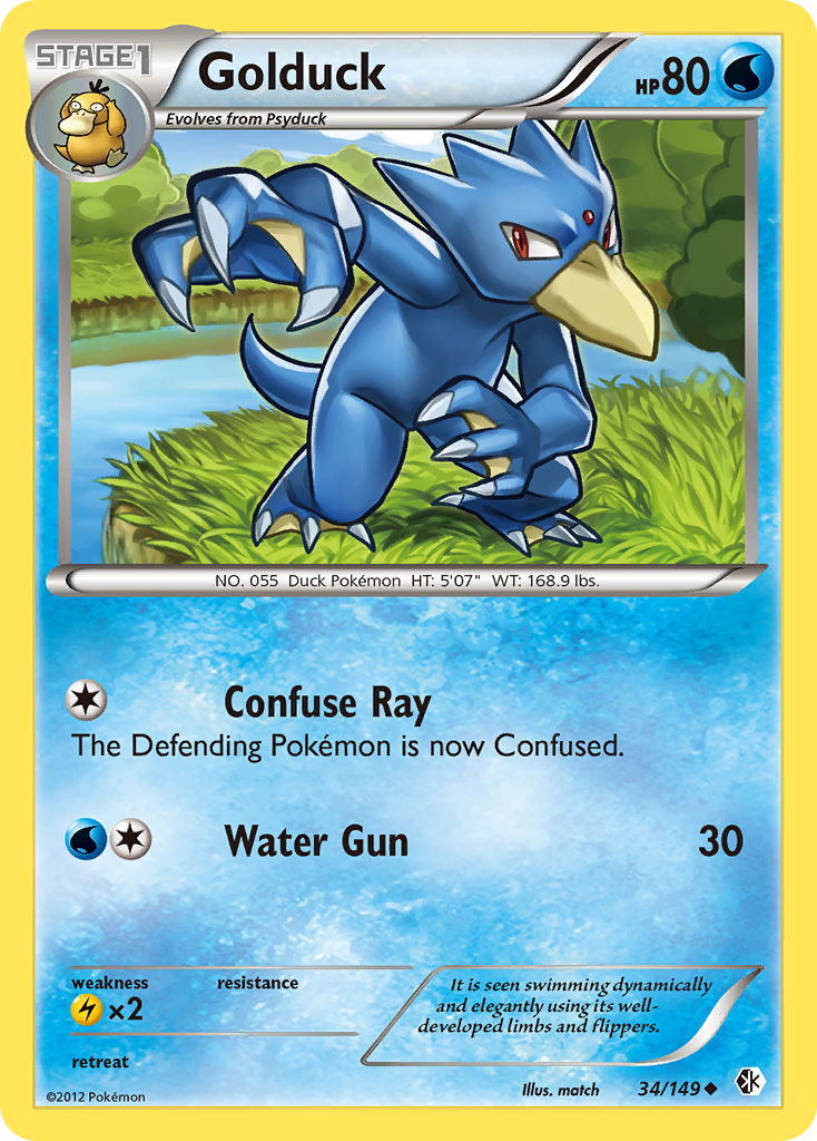 Golduck (34/149) [Black & White: Boundaries Crossed] | Shuffle n Cut Hobbies & Games