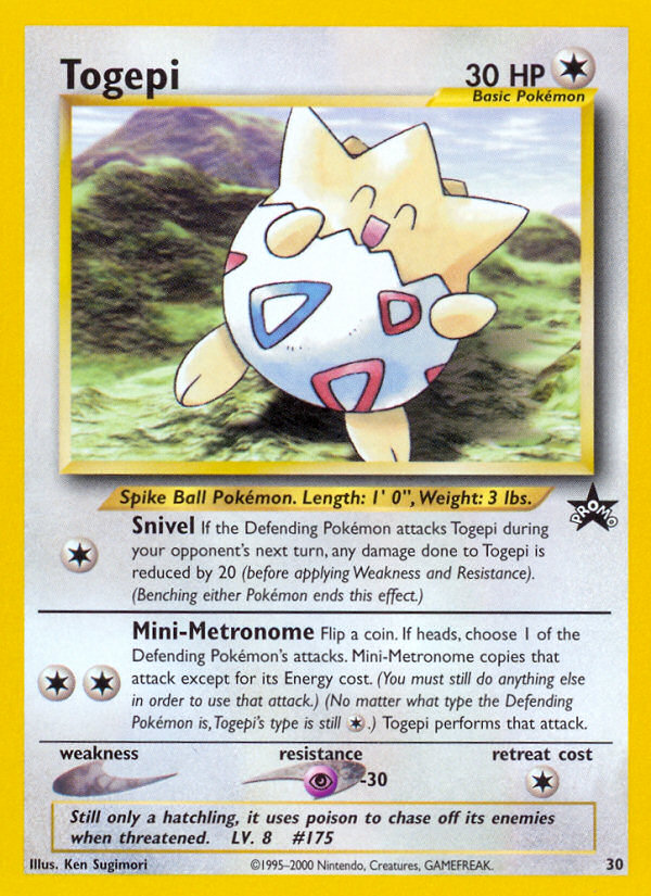 Togepi (30) [Wizards of the Coast: Black Star Promos] | Shuffle n Cut Hobbies & Games