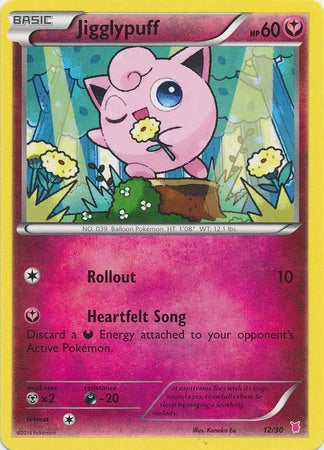 Jigglypuff (12/30) [XY: Trainer Kit 1 - Wigglytuff] | Shuffle n Cut Hobbies & Games