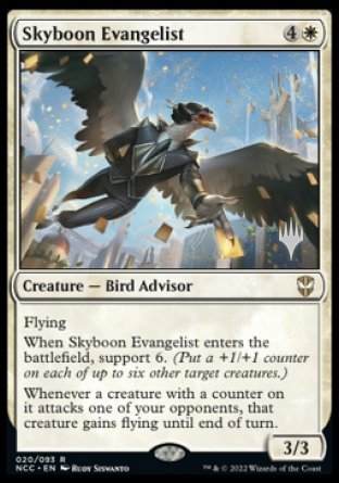 Skyboon Evangelist (Promo Pack) [Streets of New Capenna Commander Promos] | Shuffle n Cut Hobbies & Games