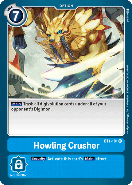 Howling Crusher [BT1-101] [Release Special Booster Ver.1.5] | Shuffle n Cut Hobbies & Games