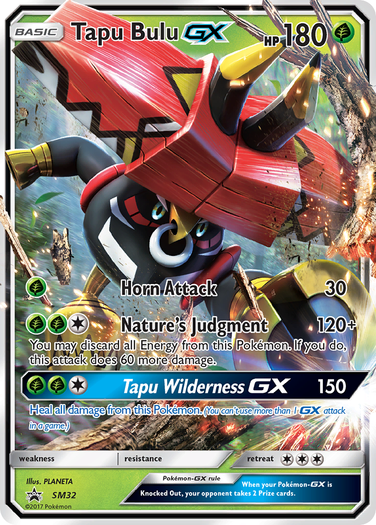 Tapu Bulu GX (SM32) [Sun & Moon: Black Star Promos] | Shuffle n Cut Hobbies & Games