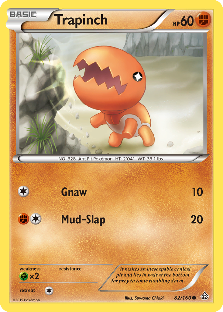 Trapinch (82/160) [XY: Primal Clash] | Shuffle n Cut Hobbies & Games