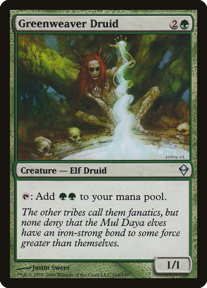 Greenweaver Druid [Zendikar] | Shuffle n Cut Hobbies & Games