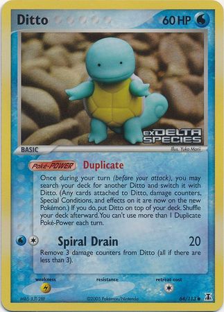 Ditto (64/113) (Stamped) [EX: Delta Species] | Shuffle n Cut Hobbies & Games