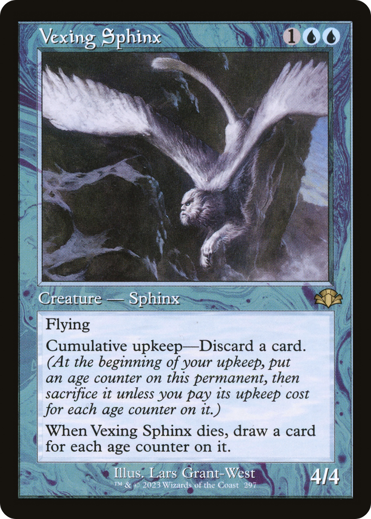 Vexing Sphinx (Retro) [Dominaria Remastered] | Shuffle n Cut Hobbies & Games