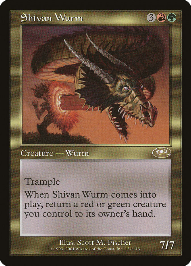 Shivan Wurm [Planeshift] | Shuffle n Cut Hobbies & Games