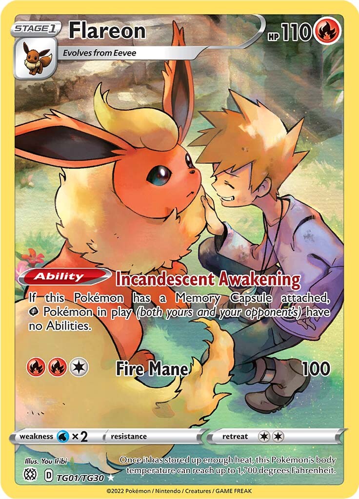 Flareon (TG01/TG30) [Sword & Shield: Brilliant Stars] | Shuffle n Cut Hobbies & Games