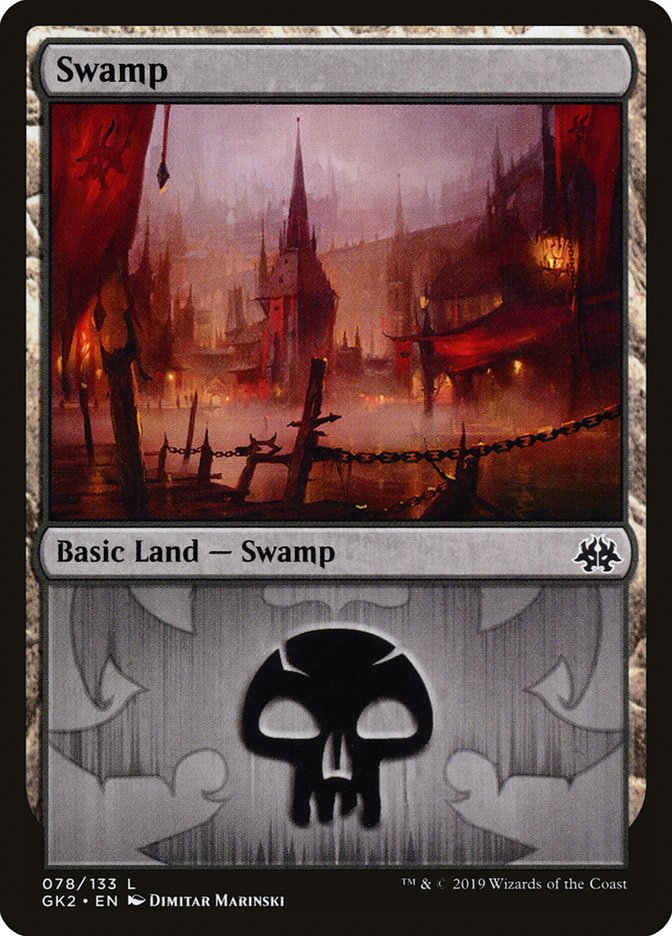 Swamp (78) [Ravnica Allegiance Guild Kit] | Shuffle n Cut Hobbies & Games