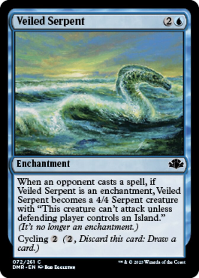 Veiled Serpent [Dominaria Remastered] | Shuffle n Cut Hobbies & Games