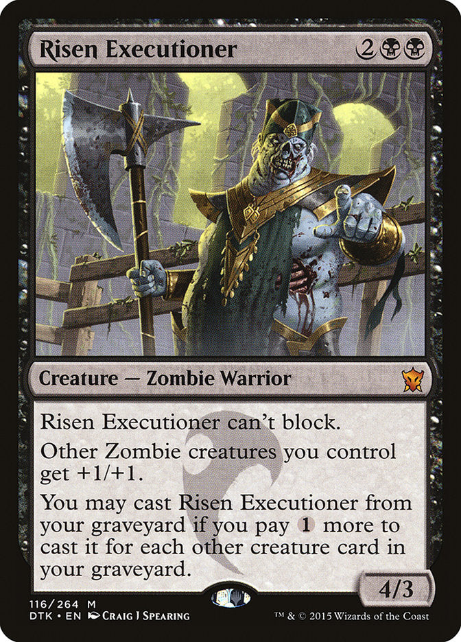 Risen Executioner [Dragons of Tarkir] | Shuffle n Cut Hobbies & Games