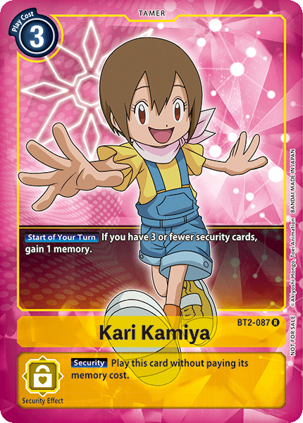 Kari Kamiya [BT2-087] (Buy-A-Box Promo) [Release Special Booster Ver.1.0 Promos] | Shuffle n Cut Hobbies & Games