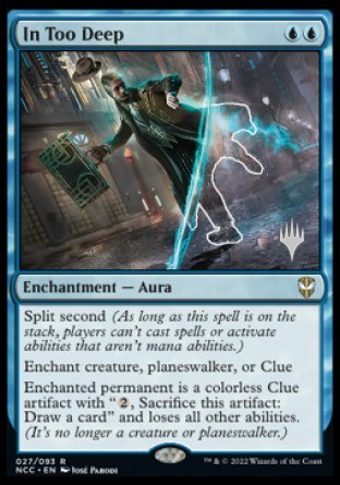 In Too Deep (Promo Pack) [Streets of New Capenna Commander Promos] | Shuffle n Cut Hobbies & Games