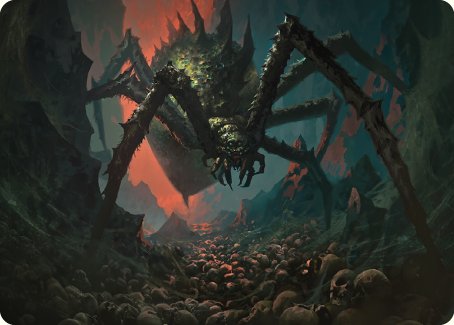 Shelob, Child of Ungoliant Art Card [The Lord of the Rings: Tales of Middle-earth Art Series] | Shuffle n Cut Hobbies & Games