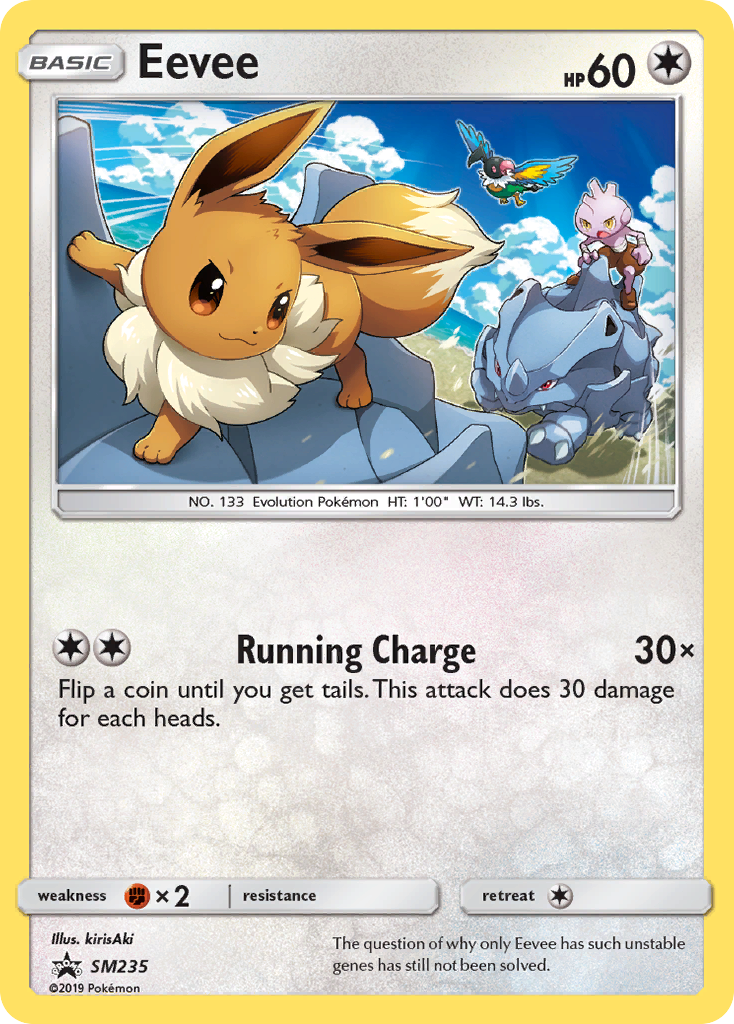 Eevee (SM235) [Sun & Moon: Black Star Promos] | Shuffle n Cut Hobbies & Games