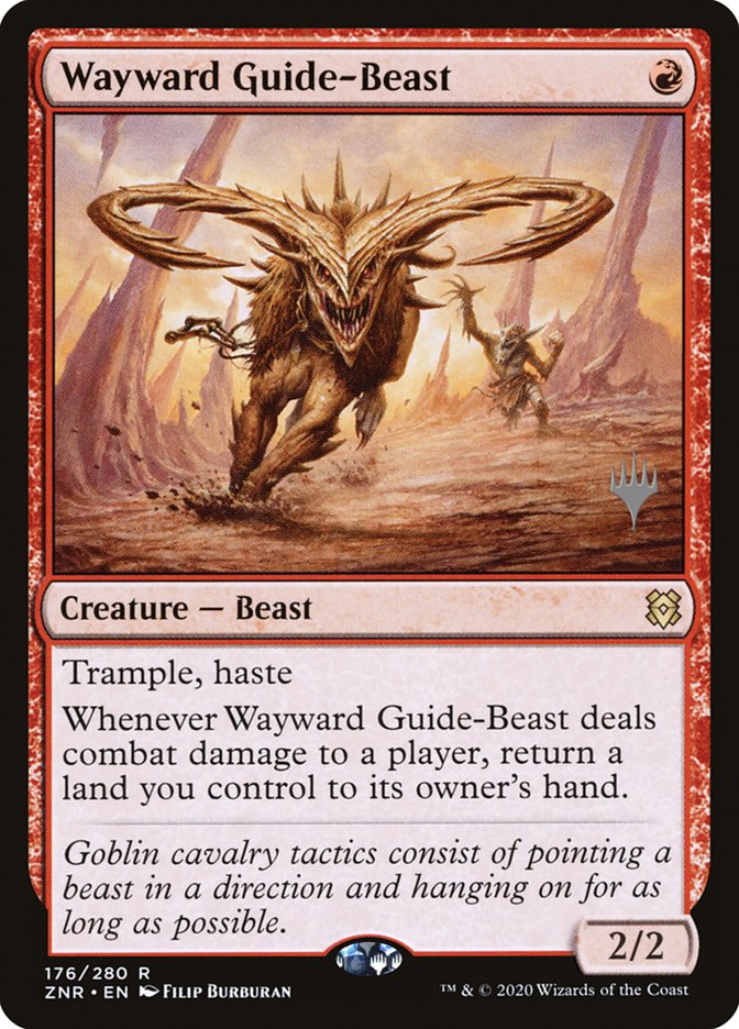 Wayward Guide-Beast (Promo Pack) [Zendikar Rising Promos] | Shuffle n Cut Hobbies & Games