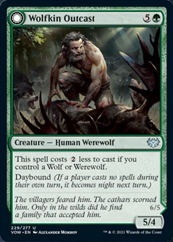 Wolfkin Outcast // Wedding Crasher [Innistrad: Crimson Vow] | Shuffle n Cut Hobbies & Games