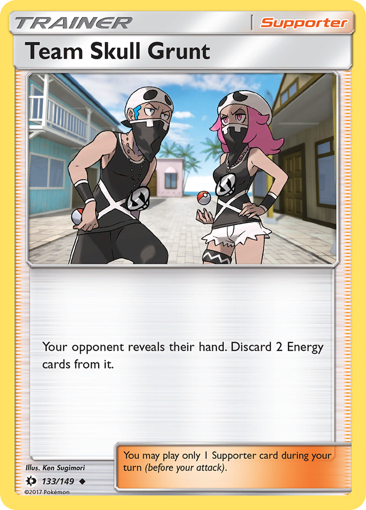 Team Skull Grunt (133/149) [Sun & Moon: Base Set] | Shuffle n Cut Hobbies & Games