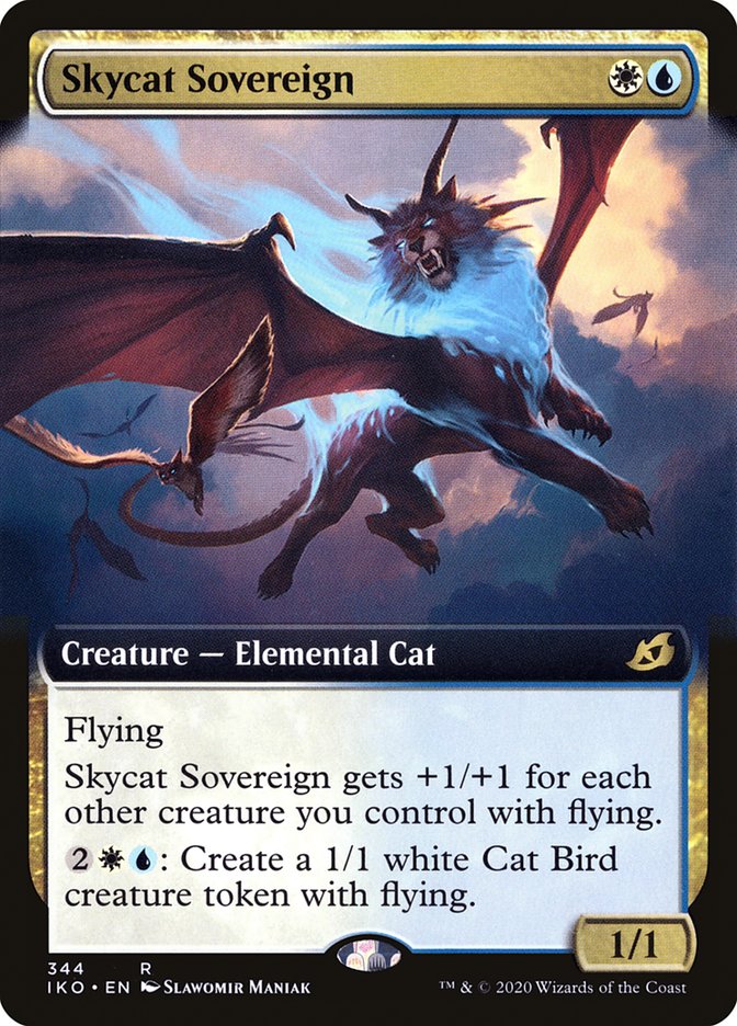 Skycat Sovereign (Extended Art) [Ikoria: Lair of Behemoths] | Shuffle n Cut Hobbies & Games