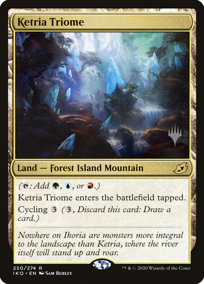 Ketria Triome (Promo Pack) [Ikoria: Lair of Behemoths Promos] | Shuffle n Cut Hobbies & Games