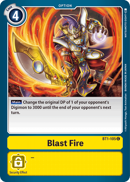 Blast Fire [BT1-105] [Release Special Booster Ver.1.0] | Shuffle n Cut Hobbies & Games