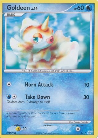 Goldeen (3/12) [Diamond & Pearl: Trainer Kit - Manaphy] | Shuffle n Cut Hobbies & Games