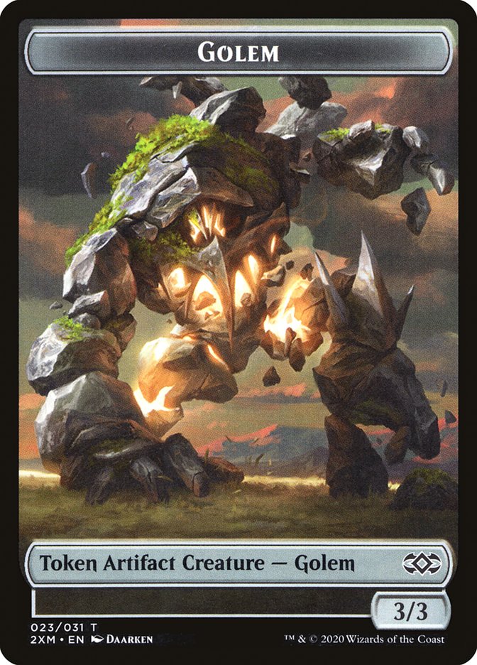 Golem Token [Double Masters Tokens] | Shuffle n Cut Hobbies & Games