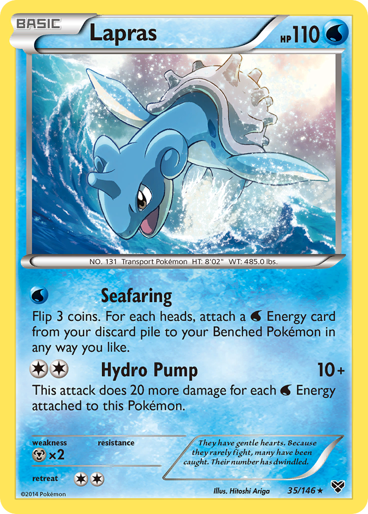 Lapras (35/146) [XY: Base Set] | Shuffle n Cut Hobbies & Games